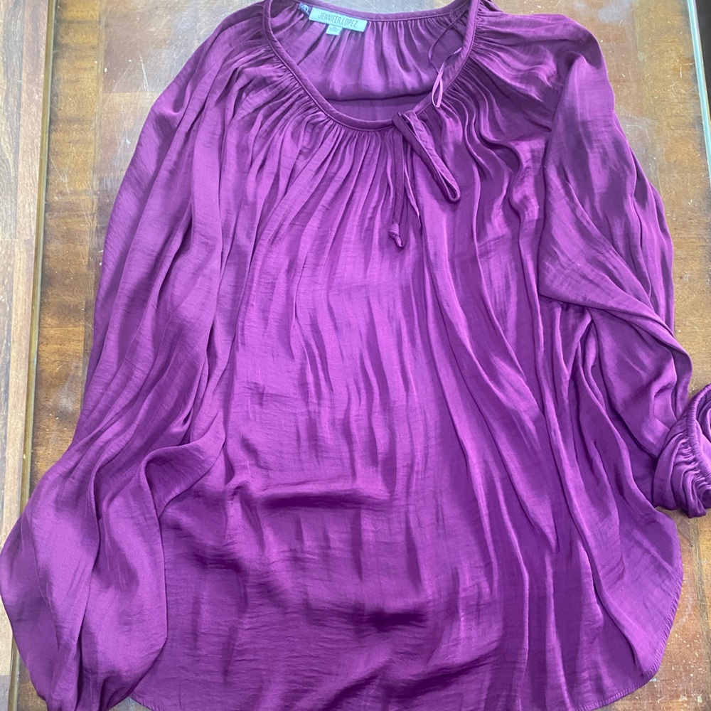 Jennifer Lopez Purple Blouse